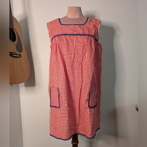 Vintage Jean Toppers By Danville Mini Dress Tunic Top